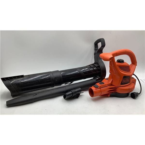 Black & Decker Leaf Blower with Attachments, Works