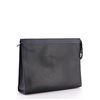 Image 1 : Louis Vuitton Pochette Voyage Taiga Leather MM Black