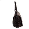 Image 4 : Chanel Black Lambskin Leather Resin Modern Chain Medium Flap Bag