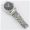 Image 8 : Rolex Mens Stainless Steel Black Index 36mm Oyster Perpetual Datejust Wristwatch