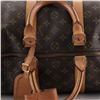 Image 4 : Louis Vuitton Brown Monogram Canvas Leather Keepall Duffle Bag