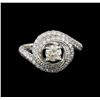 Image 2 : 1.70 ctw Diamond Ring - 14KT White Gold