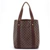 Image 1 : Louis Vuitton Damier Ebene Canvas Leather Cabas Beaubourg Tote Bag