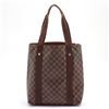 Image 2 : Louis Vuitton Damier Ebene Canvas Leather Cabas Beaubourg Tote Bag