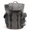 Image 1 : Louis Vuitton Black Gray Monogram Eclipse Canvas Leather Christopher PM Backpack