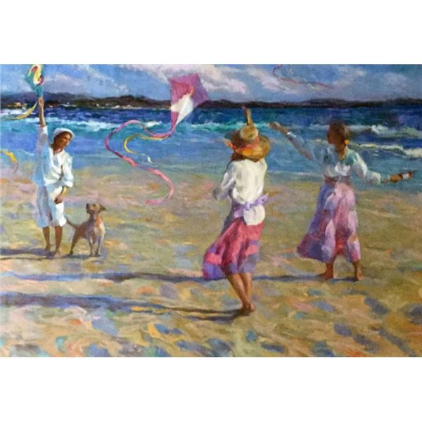 Kite Festival by Don Hatfield on paper