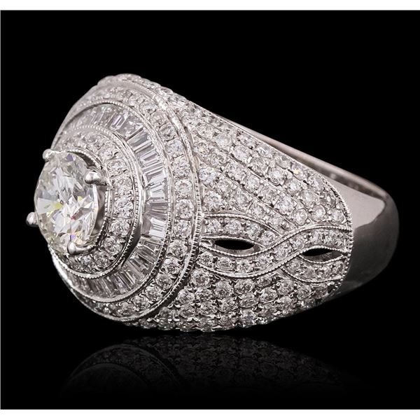 18KT White Gold 2.97 ctw Diamond Ring