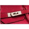 Image 6 : Hermes Burgundy Togo Leather Brikin 40cm Satchel Bag