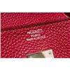 Image 7 : Hermes Burgundy Togo Leather Brikin 40cm Satchel Bag