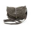 Image 1 : Louis Vuitton Ebene Monogram Mini Lin Canvas SaumurCrossbody Bag