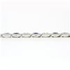 Image 6 : Antique Art Deco 18k Gold 1.10 ctw European Diamond & Syn. Sapphire Line Bracele