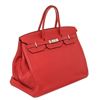 Image 2 : Hermes Bougenvillea Clemence Taurillon Leather Birkin 35 cm Handbag
