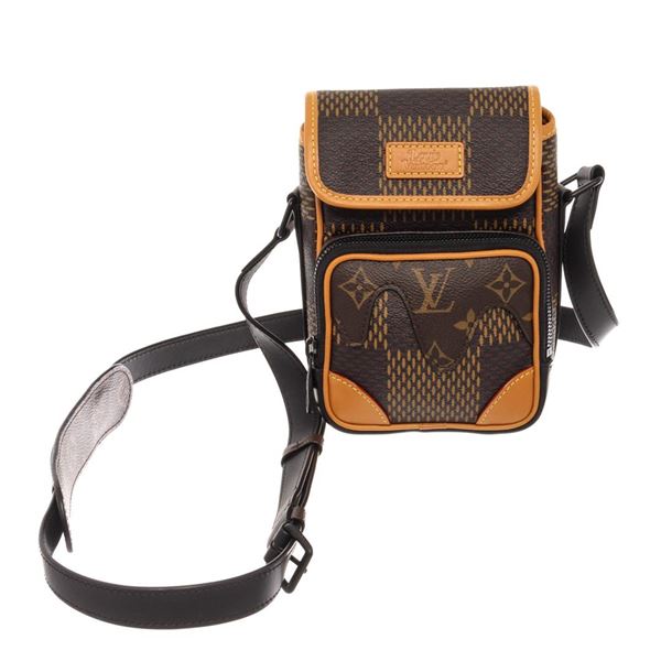 Louis Vuitton Brown Damier Giant Monogram Nigo Amazone Limited Edition Nano Mess