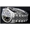 Image 2 : Rolex Mens Stainless Steel 36MM Black Diamond Datejust Wristwatch