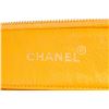 Image 7 : Chanel Vintage Yellow Caviarskin Leather Matelasse Chain Shoulder Bag