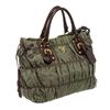 Image 2 : Prada Green Tessuto Nylon Gaufre Tote Bag