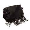 Image 2 : Yves Saint Laurent Black Canvas Fringe Flap Messenger Bag