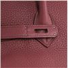 Image 7 : Hermes Pink Clemence Leather Palladium Hardware Birkin handbag