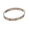 Image 3 : Cartier White Gold Love Bracelet Size 16