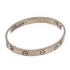 Image 5 : Cartier White Gold Love Bracelet Size 16
