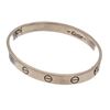 Image 6 : Cartier White Gold Love Bracelet Size 16
