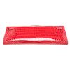 Image 4 : Hermes Red Electric Crocodile Kelly Cut Clutch Bag
