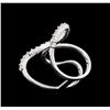 Image 3 : 0.52 ctw Diamond Ring - 14KT White Gold