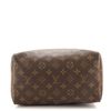 Image 4 : Louis Vuitton Brown Monogram Canvas Leather Speedy 25 cm Handbag