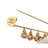 Image 5 : Chanel Gold Logo Safety Pin