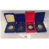 Image 1 : FOUR UNCIRCULATED 1970-1973 CANADIAN $1 COINS
