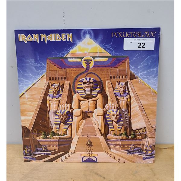 SEALED IRON MAIDEN "POWER SLAVE" RECORD