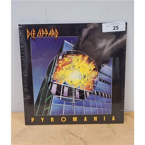 SEALED DEF LEPPARD "PYROMANIA" RECORD