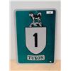Image 1 : ORIGINAL, VERY HARD TO FIND YUKON NO.1 HIGHWAY SIGN
