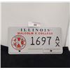 Image 1 : ILLINOIS MALCOLM X COLLEGE LICENSE PLATE