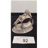 Image 1 : ORNATE DOG & CAT SCULPTURE NAPKIN RING
