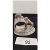 Image 2 : ORNATE DOG & CAT SCULPTURE NAPKIN RING