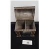 Image 2 : ANTIQUE METAL MINIATURE KEEP SAKE CHEST