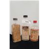 Image 1 : THREE VINTAGE APOTHOCARY BOTTLES
