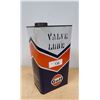 Image 1 : VINTAGE GULF VALVE BLUE 1 GALLON CAN