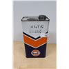 Image 1 : VINTAGE GULF VALVE BLUE 1 GALLON CAN