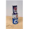 Image 2 : GULF MOTOR OIL QUART & STE OIL TREATMENT CAN