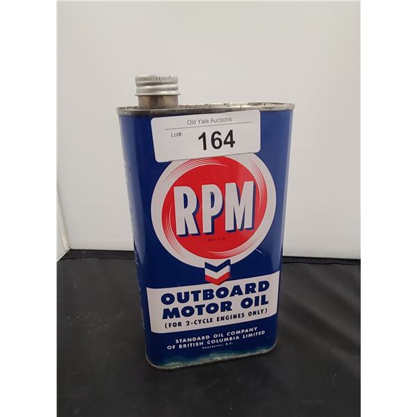 VINTAGE RPM OUTBORNE MOTOR OIL QUART