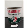 Image 1 : VINTAGE B-A DURALUBE GREASE 5 LB CAN
