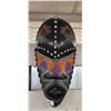 Image 1 : LARGE AFRICAN BEADED WOOD DISPLAY MASK