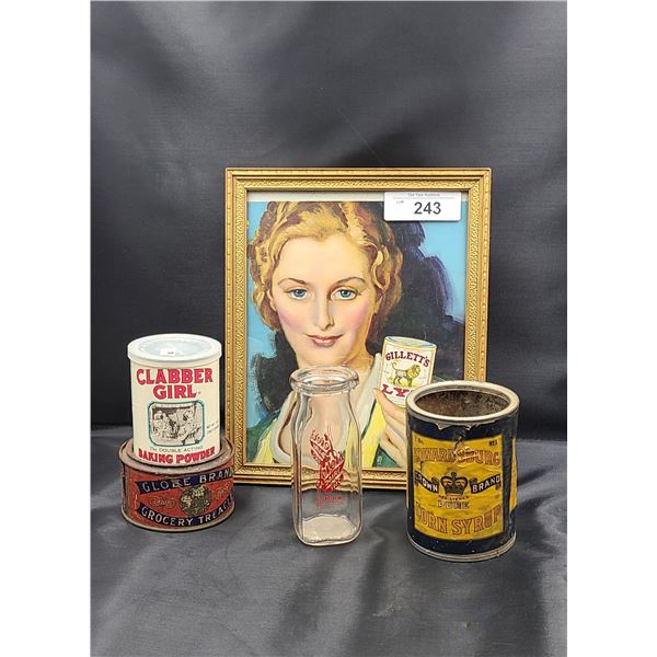 FIVE PIECE OF VINTAGE COLLECTIBLES