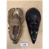 Image 1 : TWO WOOD AFRICAN MASKS