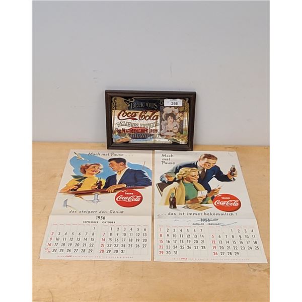 THREE PIECES OF COCA-COLA COLLECTIBLES
