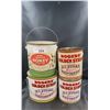 Image 1 : FOUR VINTAGE ROGERS GOLDEN SYRUP & CANADIAN HONEY CANS