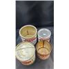 Image 2 : FOUR VINTAGE ROGERS GOLDEN SYRUP & CANADIAN HONEY CANS