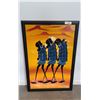 Image 1 : TRIBAL OIL ON CANVAS PAINTING